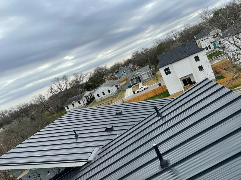 Standing seam metal roof panels with vents for Skylight Repair in Mount Carmel